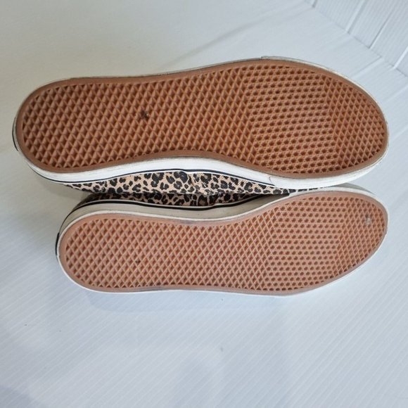 Vans Multicolour Leopard Print Low Top Sneakers Size 9.5 - Picture 7 of 7